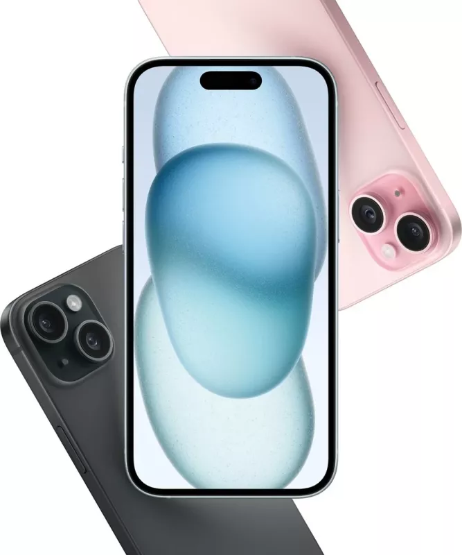 Apple iPhone 15 Plus, 6.7", 128GB, pink