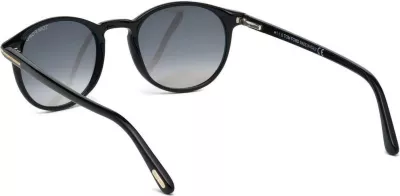 Syze dielli për meshkuj Tom Ford Andrea-02 FT0539 01B, të zeza [Ngjyra: 48]