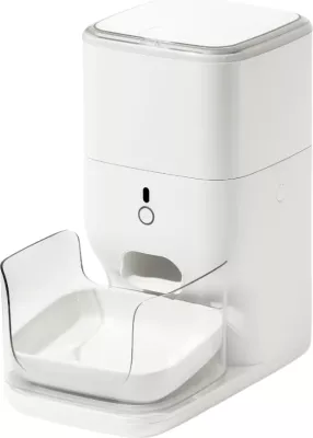 Dispenser smart ushqimi për mace Catlink Fresh 2 Luxury 4L Wi‑Fi, i bardhë, set