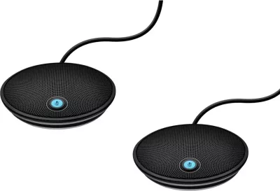 Altoparlantë konferencash zgjërim, Logitech, GROUP 989-000171, me kabllo, e zezë, set 2-copë
