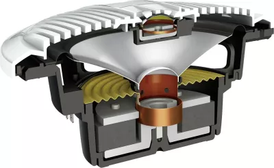 Altoparlantë Pioneer TS-ME650FC marine të bardhë