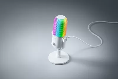 Mikrofon Razer Seiren V3 Chroma i bardhë RGB