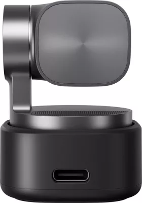 Webkamerë OBSBOT Tiny 3 4K, AI tracking, gimbal 2-aksësh, me remote dhe mikrofon (MIC Combo), e zezë