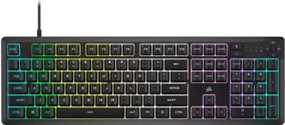 Tastierë Corsair K55 Core, RGB, e zezë