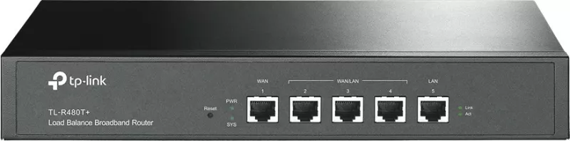 Router TP-Link TL-R480T+, 5 porta, Load Balance, Fast Ethernet, i zi