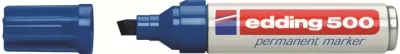Marker permanent, Edding 500 4-500003/4500003, 7 mm, blu