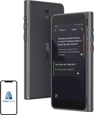 përkthyes elektronik Timekettle T1 32GB, ekran 4-inç, online/offline, gri