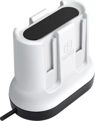 Stacion karikimi PDP Joy-Con Charging Shuttle, për Nintendo Switch, 4x Joy-Con, USB kabllo 5 m, Bardhë/zezë