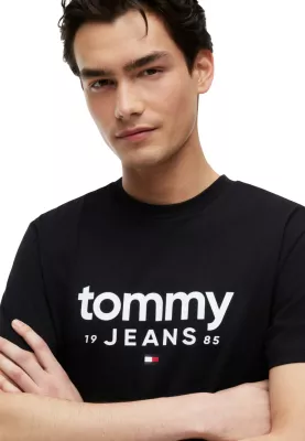 Maicë për meshkuj Tommy Hilfiger Jeans DM0DM23376, e zezë [Madhësia: S]