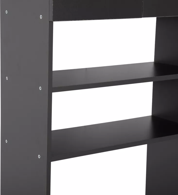Mobilje për lavatriçe TERRY FH9122.13 me kabinet dhe rafte melamine gri 64x29x181H cm