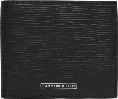 Portofol për meshkuj Tommy Hilfiger AM0AM14784, i zi