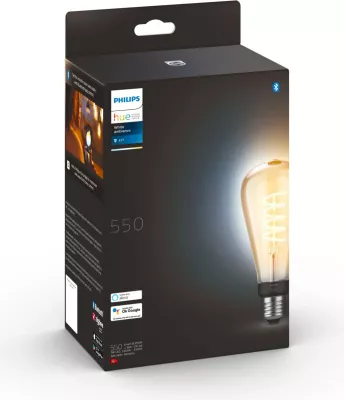 Llambë smart Philips Hue ST72, LED, E27, Bluetooth/Zigbee, Cool daylight, Warm white