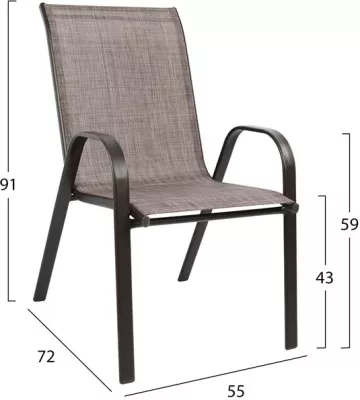Set kopshti tavolinë & karrige FH5183.02, 3 pjesë