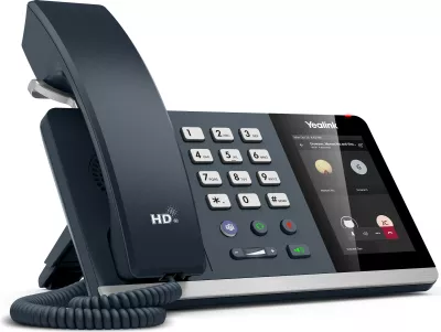 Telefon IP Yealink MP54 E2 Teams, ekran 4 inç, Wi-Fi, Bluetooth, gri