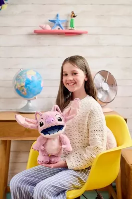 Kukull interaktive Wow Stuff Disney Real FX Chatty Angel, rozë