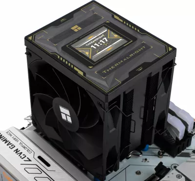Ftohës CPU Thermalright Burst Assassin 120 Vision, 2x120mm, LCD, 6 heatpipe, i zi