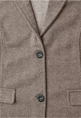 Blazer për femra Street One QR Dessin Basic 213112, kafe [Ngjyra: 44]