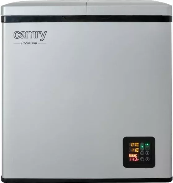 Ftohës portativ me kompresor CAMRY CR8076 38 L, dy ndarje (15 L + 23 L), deri -20°C, gri