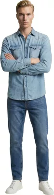 Këmishë për meshkuj Replay REGULAR M4860T.000.26C 12B, denim e çelët [Madhësia: XXXL]