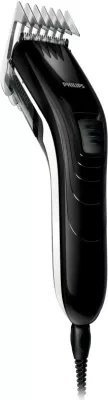 Makinë qethëse, Philips, Series 5000 QC5115/15, krehër i integruar i rregullueshëm, mirëmbajtje pa vajosje, zi-bardhë