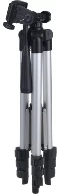 Stativ universal Maclean MC-164 për telefon, kamera, dritë unazore, 102 cm, i zi/argjendtë