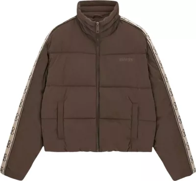Jakne puffer për femra Guess Active New Jean V5BL11 WGYC2, kafe [Madhësia: S]