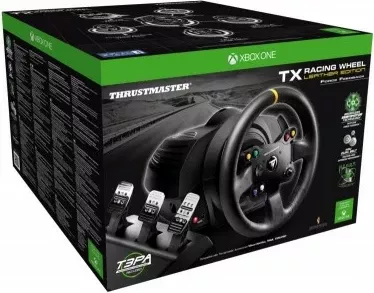 Timoni + Pedale Thrustmaster 4460133, PC, Xbox One, Ngjyrë e zezë