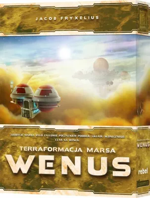 Zgjerim lojë tavoline Rebel Terraforming Mars: Venus, 1-5 lojtarë, 120 min, 12+, version polonisht