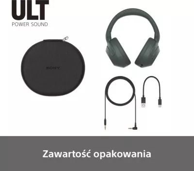 Kufje Sony ULT Wear, me anulim zhurme aktive, gri