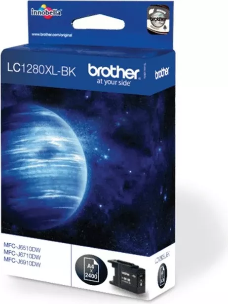 Toner Brother LC1280XLBK, i zi, 2400 faqe