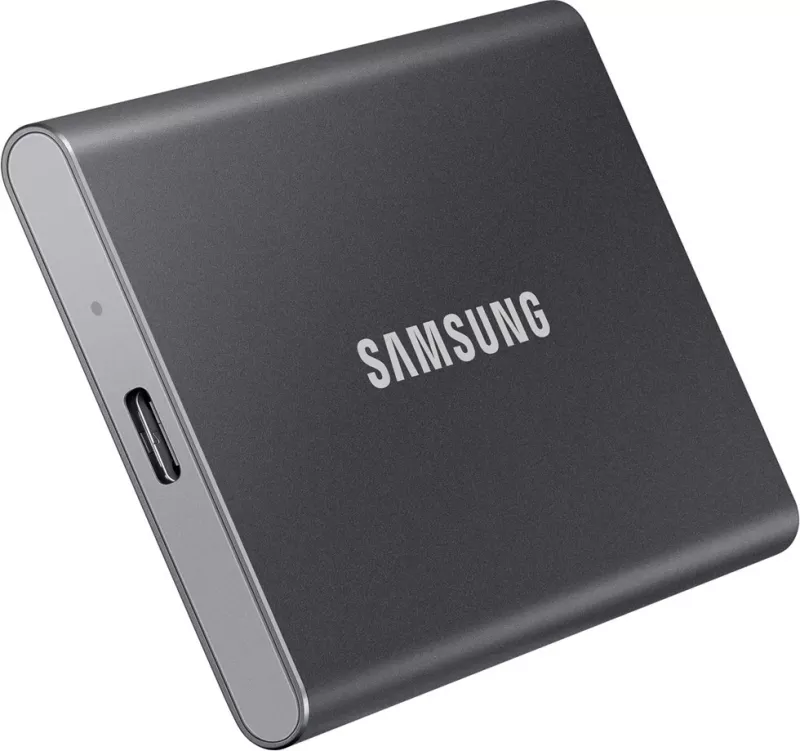 Disk SSD i jashtëm Samsung Portable T7, 1 TB, USB- C, hiri