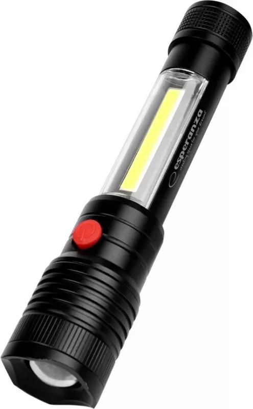 Dritë dore Esperanza EOT069, LED, Alumini, E zezë