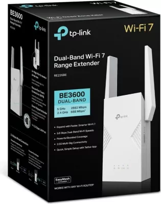 Përsëritës rrjeti TP-Link RE235BE, 2500 Mbit/s, i bardhë