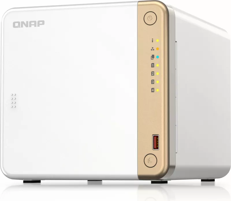 NAS QNAP TS-462-4G, Intel® Celeron®, N4505, Bardhë