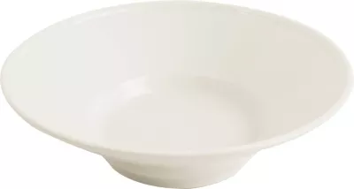 Tas porcelani Porland Line 180mm 550ml, krem, set 6 copë