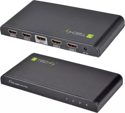 Splitter HDMI TECHly 4 rrugësh 4K*2K IDATA HDMI-4K4