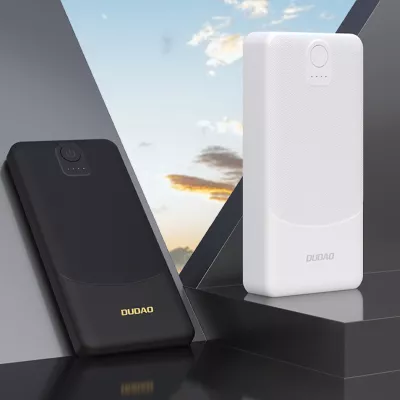 Powerbank Dudao K10, 10000mAh, 2x USB-A, USB-C, Bardhë