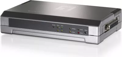 Print server LevelOne FPS-1033, 2 x USB, 1 x Parallel, Gri