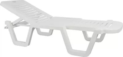 Shezlong plazhi plastik, relaks, 70x190x36cm