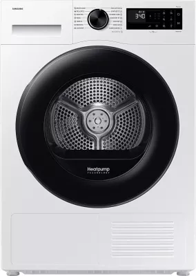 Tharëse rrobash Samsung DV90DG52A0AELE 9 kg A+++ me pompë nxehtësie, WiFi SmartThings, e bardhë
