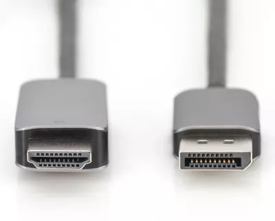 Kabëll adapter DisplayPort në HDMI Digitus 8K, 1.8m, i zi
