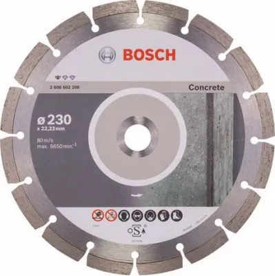Disk prerës diamant Bosch 2608602200 230mm 22.23mm segment