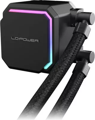 Ftohës uji all-in-one LC-Power LC-CC-280-B, 2x140mm, RGB, i zi