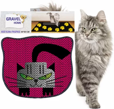 Tapet për rërë mace, shumëngjyrësh, Paws & Whiskers, Kdkafa0182, 40x50cm