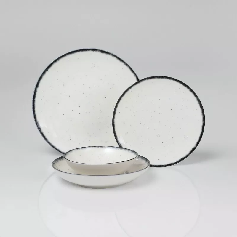 Set enësh për drekë, porcelan, 24 copë, Hermia, GBSATN24KY458SYH