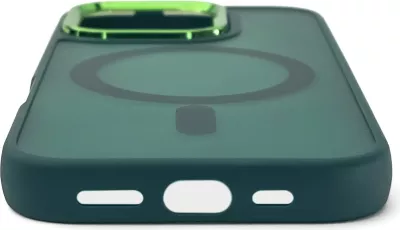 Mbështjellës Hurtel Fashion Case MagSafe për iPhone 16 Pro Max, TPU, e gjelbër e errët