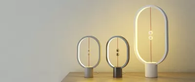 Llambë leximi Allocacoc Heng Balance Ellipse, USB, 2700 K, prej druri