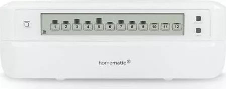 Aktuator ngrohje eQ-3 Homematic IP HMIP-FALMOT-C12, 12 kanale, bardhë