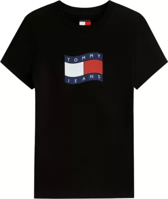 Maicë për femra Tommy Hilfiger Jeans DW0DW22781, e zezë