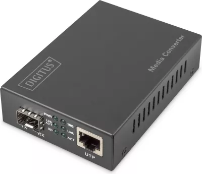 Konvertues rrjeti Digitus 10 Gigabit, SFP, 1x RJ45, 1000/2500/5000/10000 Mbit/s, i zi